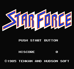 Star Force title screenshot